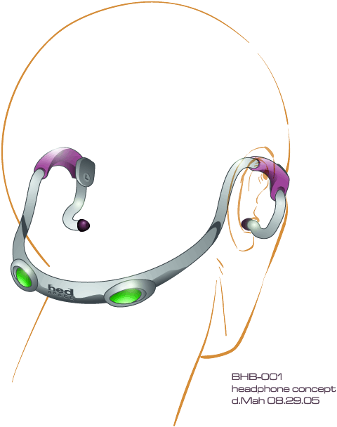 Headphone Concept - Derek Mah