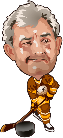 Online hockey game illustration - Tumbleweed Prairie Otters - Derek Mah