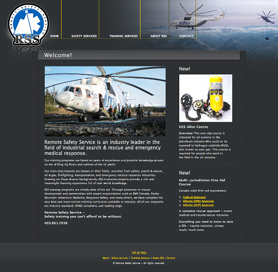 Remote Safety Service Website - Derek Mah